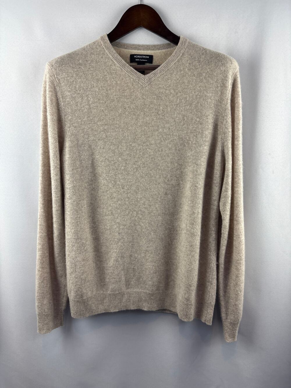 Women’s Nordstrom Medium Beige Cashmere Sweater
